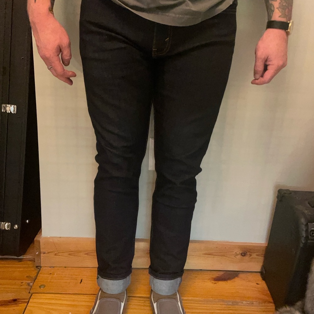 Levis 512 slim taper jeans 34x32